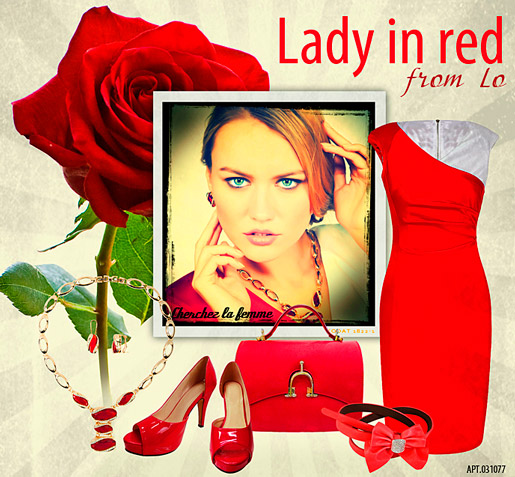 Lady in red 