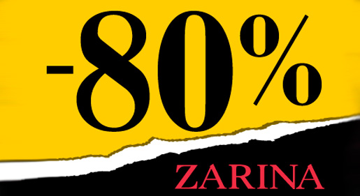  ZARINA   80%.