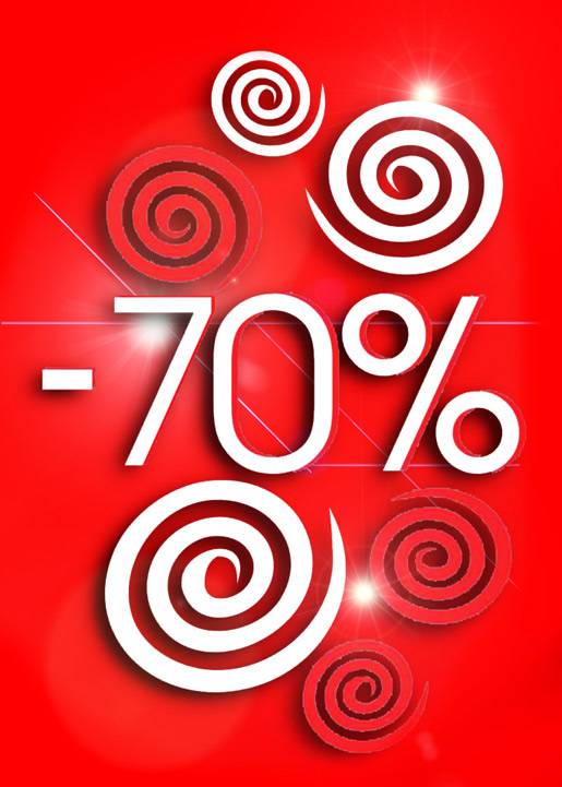 Sale 70%  CARNABY!