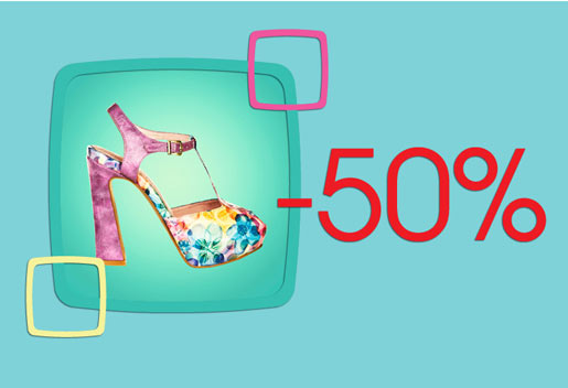 SALE -50%  Carnaby! 